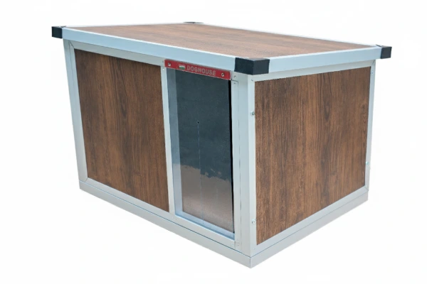 Zateplená búda Woody pre psa  s infravykurovaním a regulovateľným termostatom